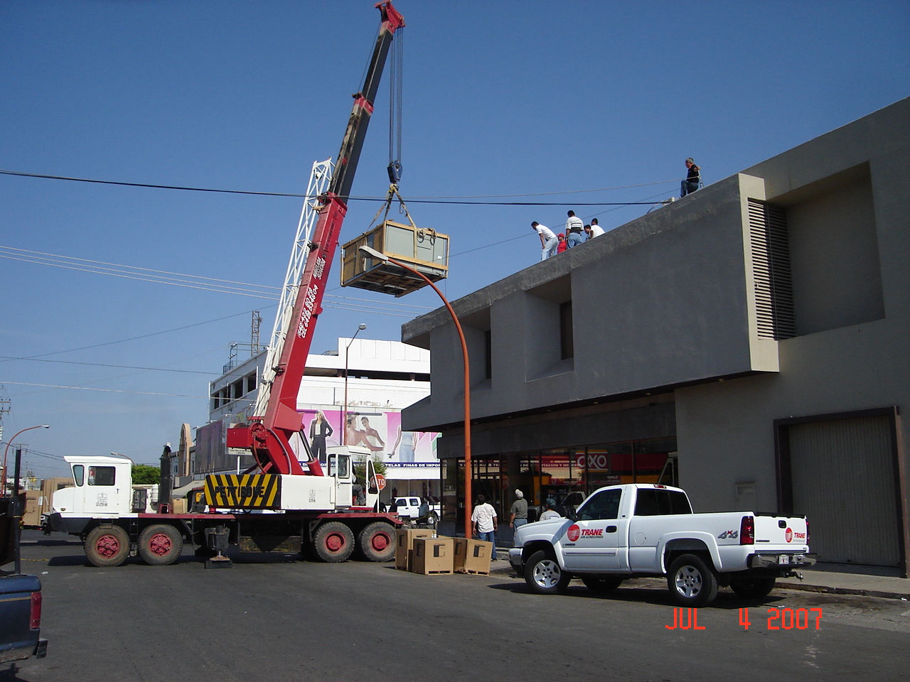 Instalaciones con Gruas